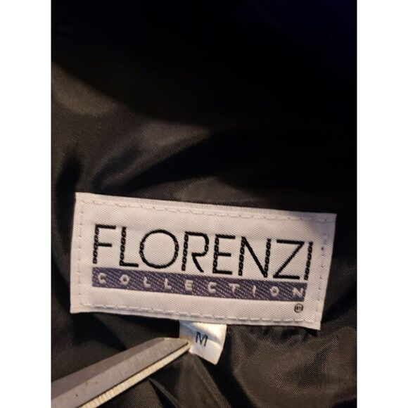 Men's Vintage Sport Coat Double Breasted Jacket Hollywood Purple Black Blazer - Picture 6 of 6